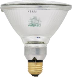 LEDVANCE Sylvania - Sylvania 16737 120 Volt 60 W 99 CRI 2900 K 1070 lm Silver Spot E26 Medium Skirted Base PAR38 Reflector Halogen Lamp