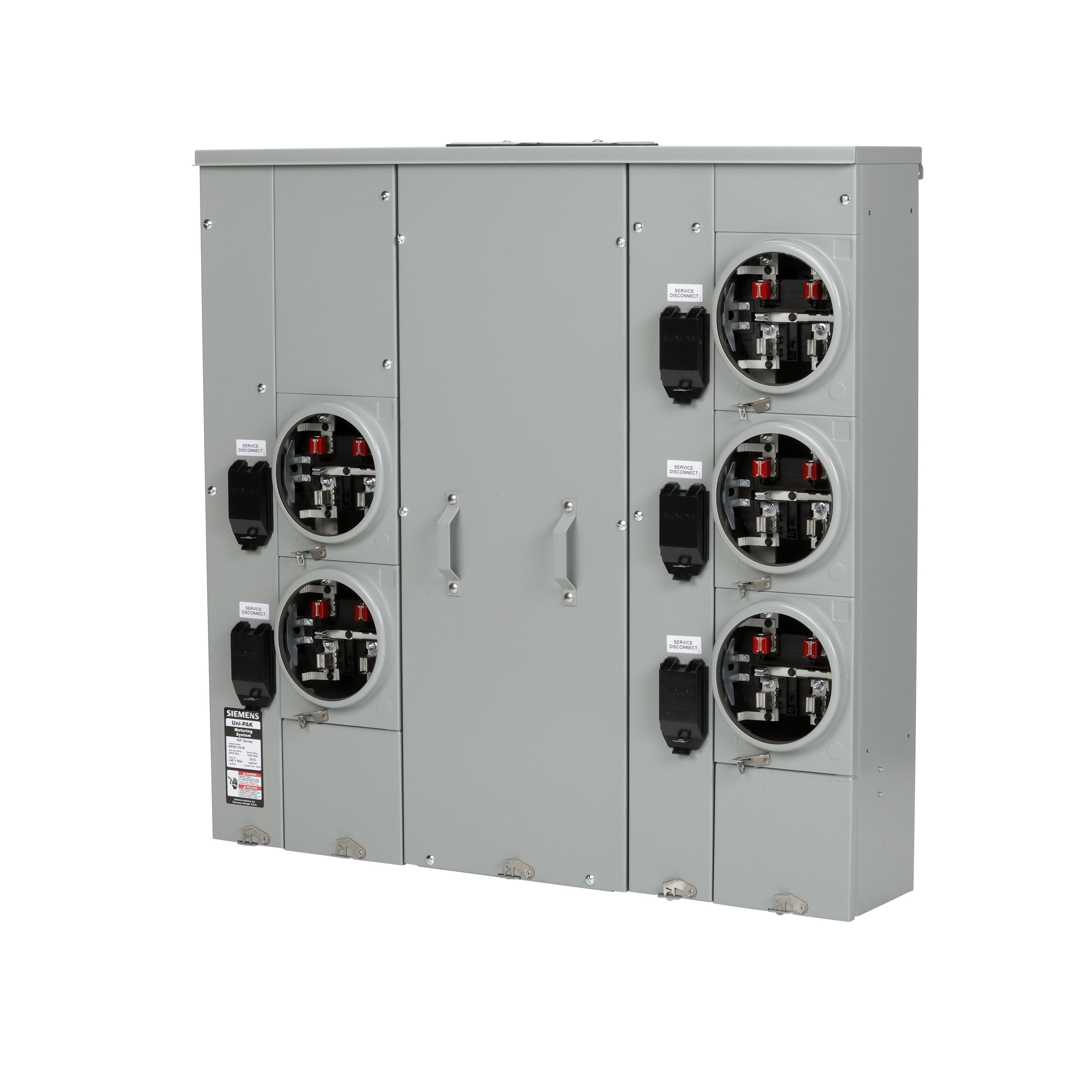 Siemens - Siemens WP6511RJB 120/240 VAC 600 Amp 1-Phase 3-Wire Overhead/Underground Feed Direction Meter Center