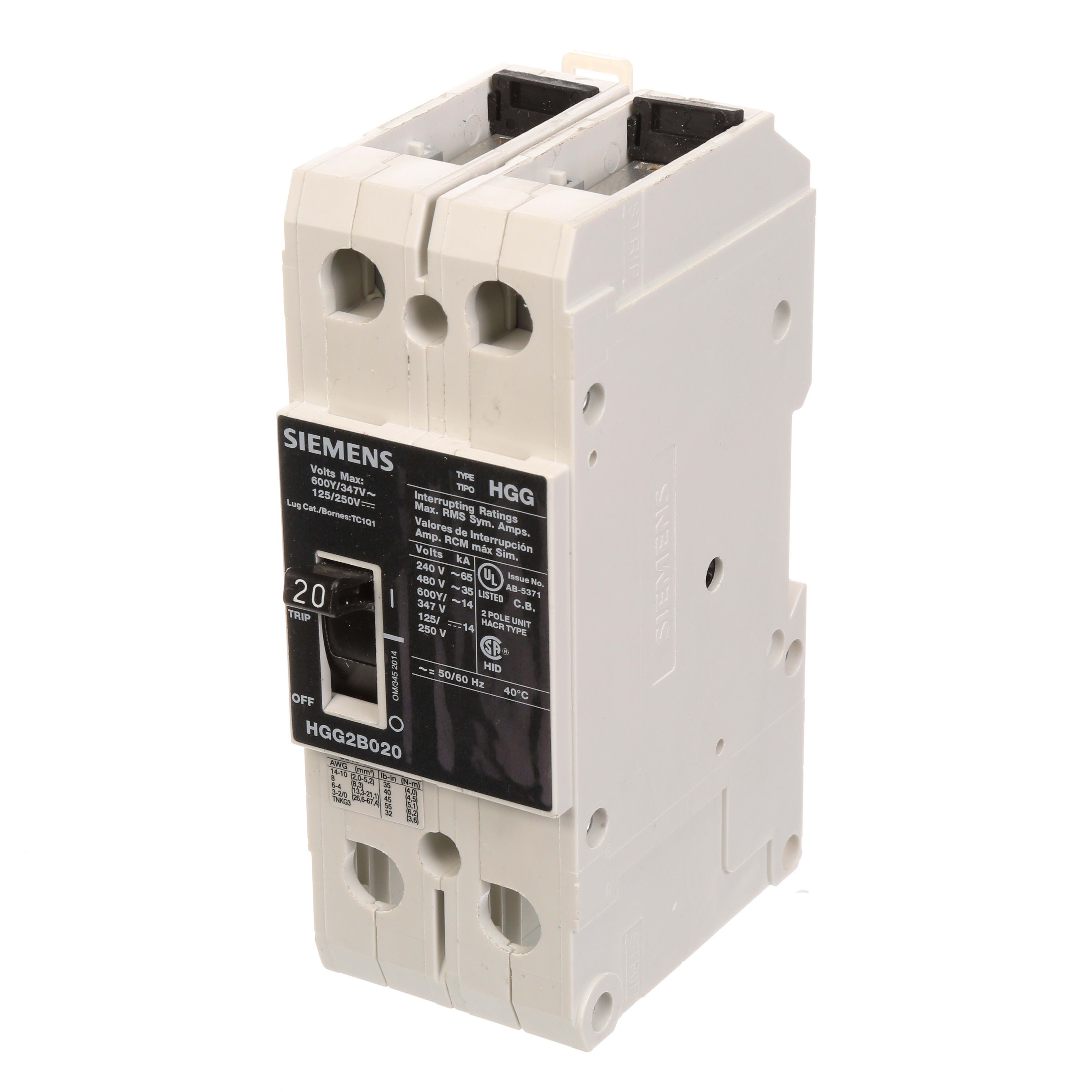 Siemens - Siemens HGG3B015L HGG MCCB, 600/