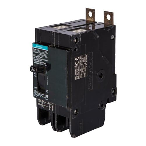 Siemens - Siemens BQD230 2-Pole 30 Amp 480 VAC 14 kA Circuit Breaker