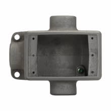 Crouse-Hinds - Crouse-Hinds FDT2 3/4" 1-Gang Iron Alloy Type FDT Feed-Through Conduit Device Box