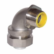 Crouse-Hinds - Crouse-Hinds Series LTB7590SS 3/4 Inch 304 Stainless Steel Threaded 90 Degrees Liquidtight Conduit Connector