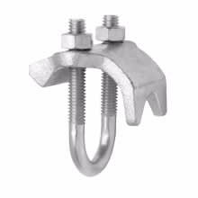 Crouse-Hinds - Crouse-Hinds RAC75HD 3/4" Hot Dip Galvanized Iron Right Angle Rigid Conduit Clamp