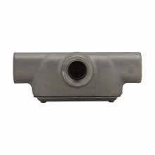 Crouse-Hinds - Crouse-Hinds T27-CG 3/4" Cast Iron Form7 Type T Pre-Assembled Conduit Body and Cover with Gasket