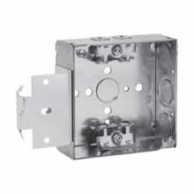 Crouse-Hinds - Crouse-Hinds Series TP454MSB 4 x 4 x 1-1/2 Inch Steel Welded Square Outlet Box