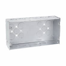 Crouse-Hinds - Crouse-Hinds Series TP870 6-13/16 x 2-1/2 x 4-1/2 Inch Steel 2-Gang Switch Box
