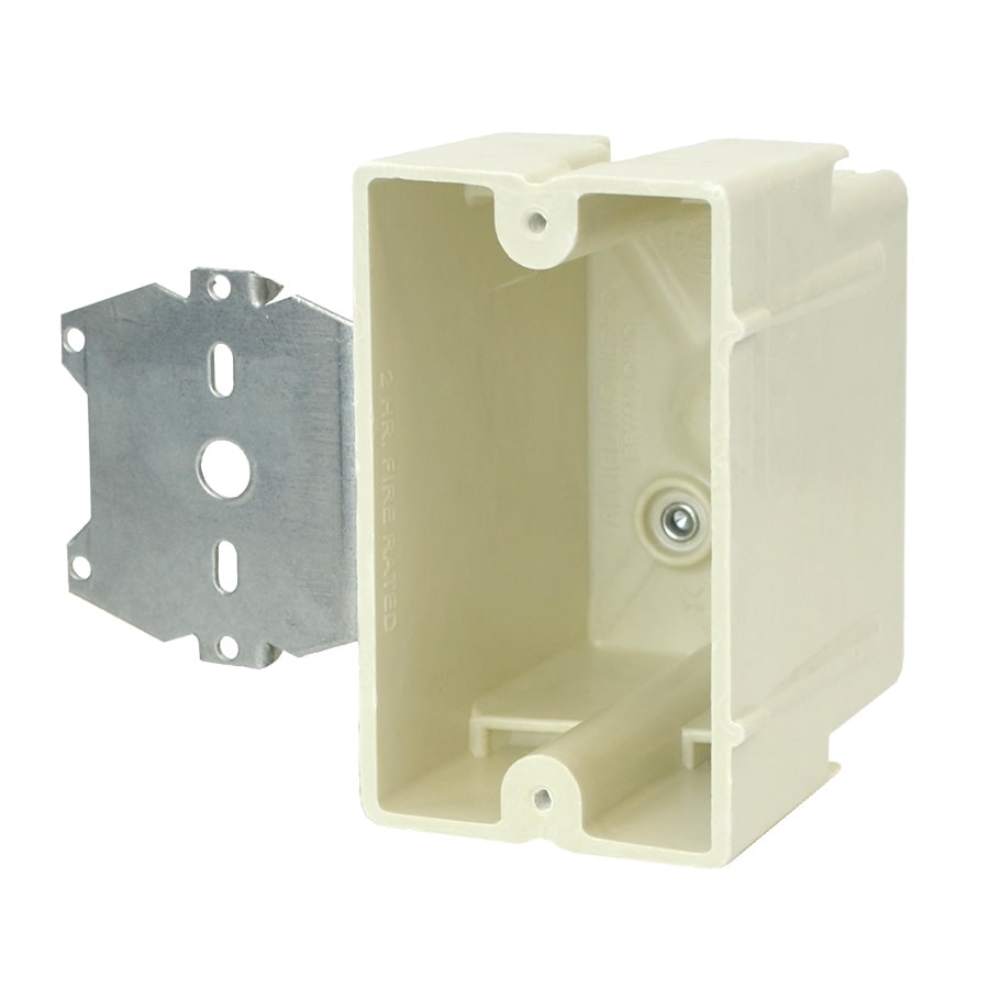 Allied Moulded Products - Allied Moulded Products 1096-Z4 3 x 2-1/4 x 3-3/4 Inch 18 In. 1-Gang 1/2 Inch Offset Switch/Receptacle Outlet Box