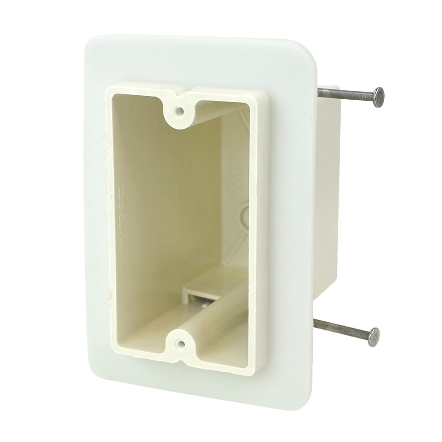 Allied Moulded Products - Allied Moulded Products 1099-NV 3-9/16 x 2-1/4 x 3-3/4 Inch 22.5 In. 1-Gang Fiberglass Switch/Receptacle Outlet Box