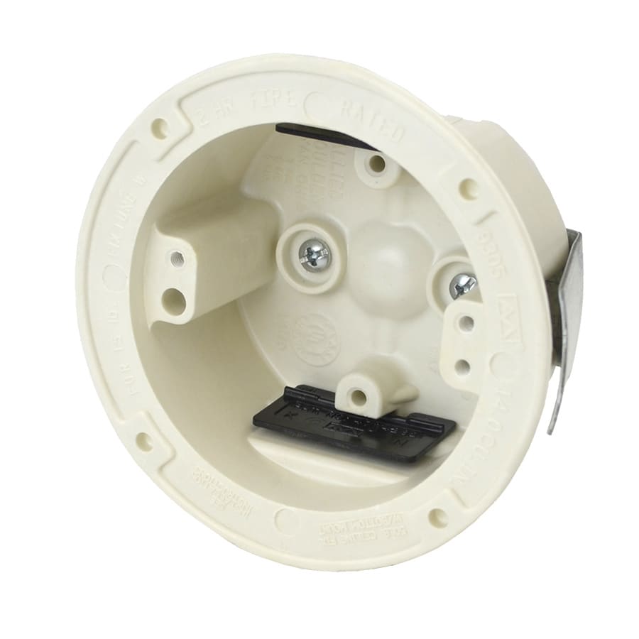 Allied Moulded Products - Allied Moulded Products 9305-SK 14 cubic inch 3.5 Inch Diameter Snap Bracket Round Fixture Support Box