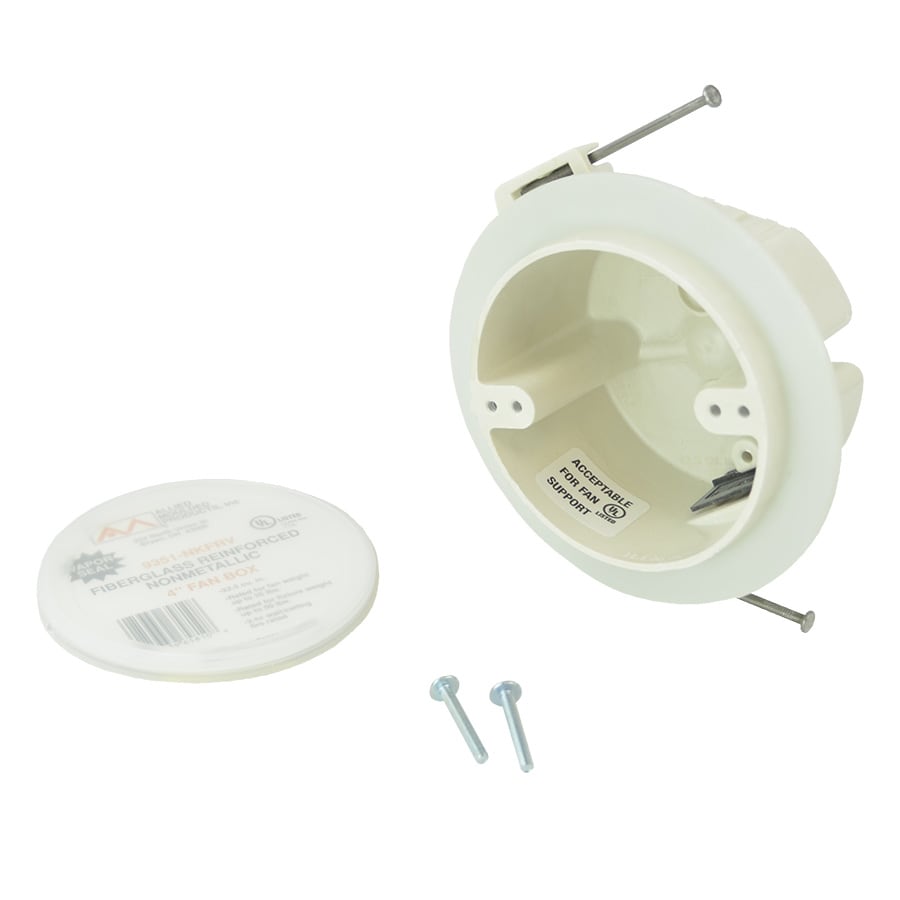 Allied Moulded Products - Allied Moulded Products 9351-NKFRV 4 Inch 22.5 Inch . Diameter Side Nail Mount Fan and Fixture Support Box