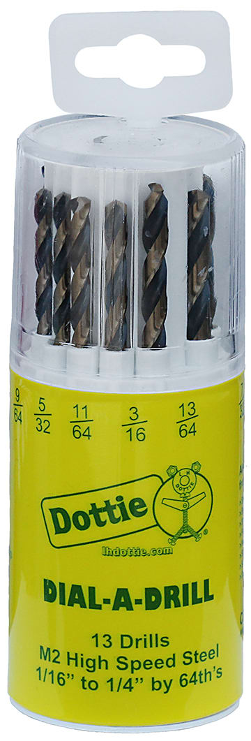 LH Dottie Co - LH Dottie DB13K 13-Piece Dial-A-Drill Kit