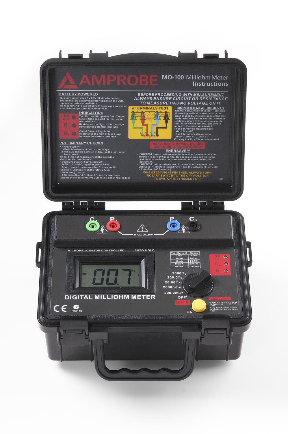Fluke - FLK MO-100 MILLIOHMMETER BATTERY PO