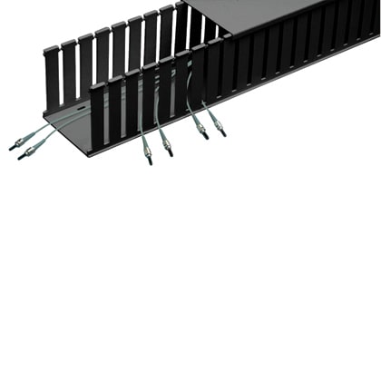 Panduit Corp - Panduit E4X4LG6 Channel, Slotted Wall,