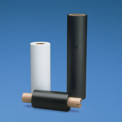 Panduit Corp - Panduit RMW4BL Ribbon, Wax, 4" wide, for use with TDP43MY and PTR2E, Black