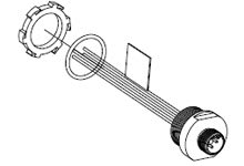 Woodhead - MOLE 8R4006A18A120 MIC 4P MR 12IN.