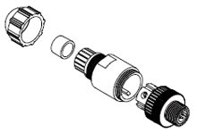 Woodhead - WOOD 7A3006-31 MIC 3P M/M-ATTCH DUA