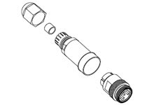 Woodhead - MOLE 1A5006-34 MC 5P M/M-ATTACH STR