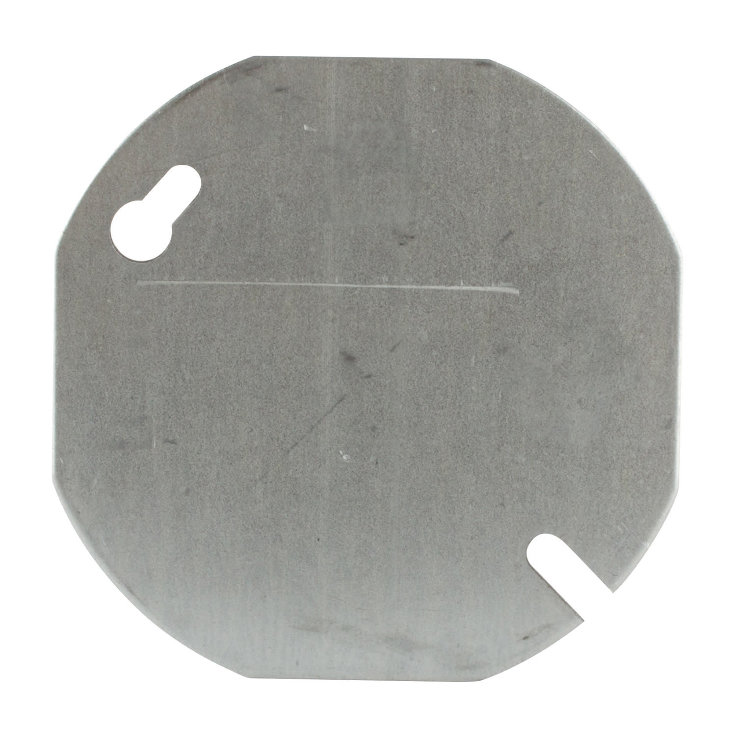 Thomas & Betts Co - Steel City 24C1-25 3-1/2" Round/Octagon Box Cover, Flat, Blank, Steel