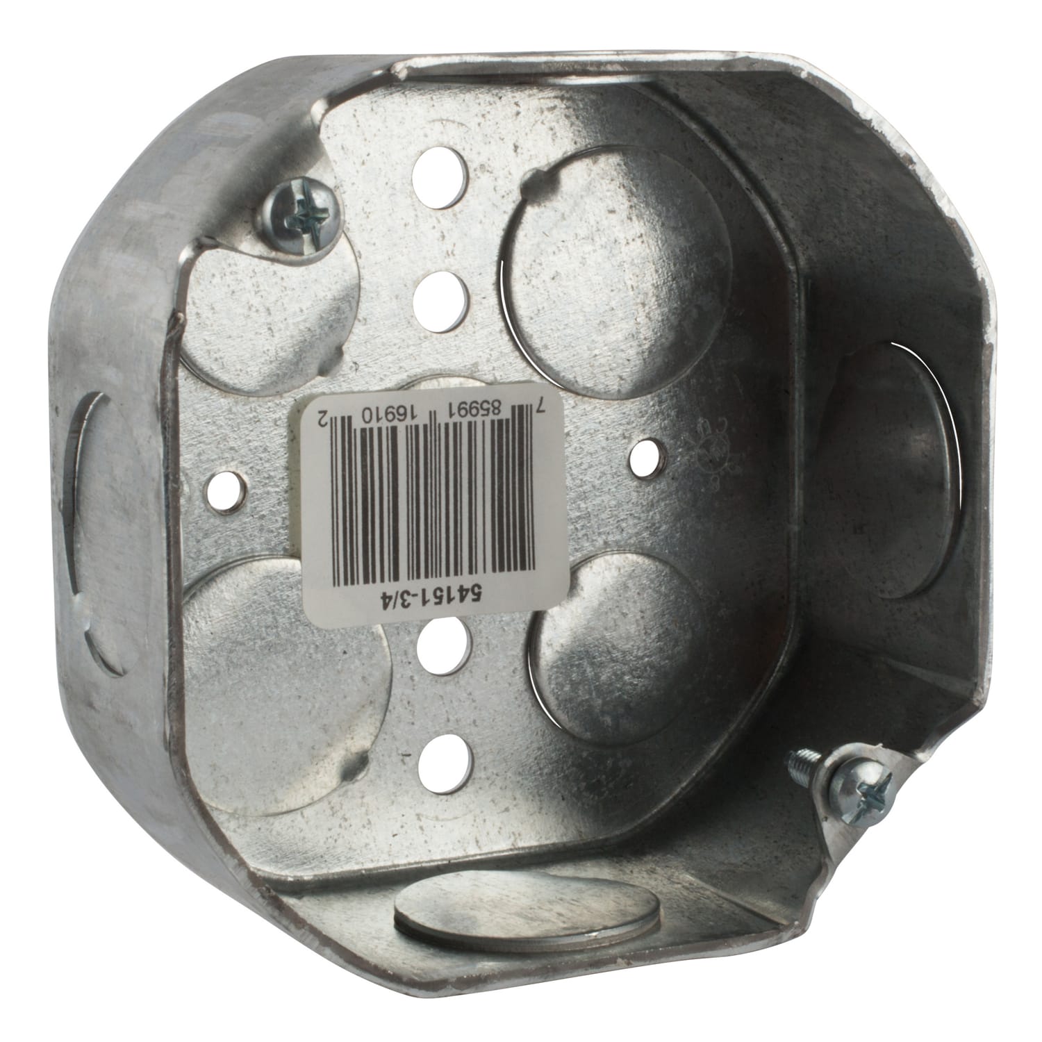 Thomas & Betts Co - Steel City 54151-3/4 4 x 1-1/2 Inch Steel Electrical Box