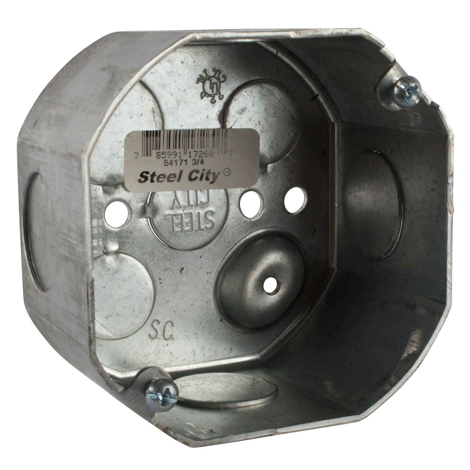 Thomas & Betts Co - Steel City 54171-3/4 Steel Electrical Box