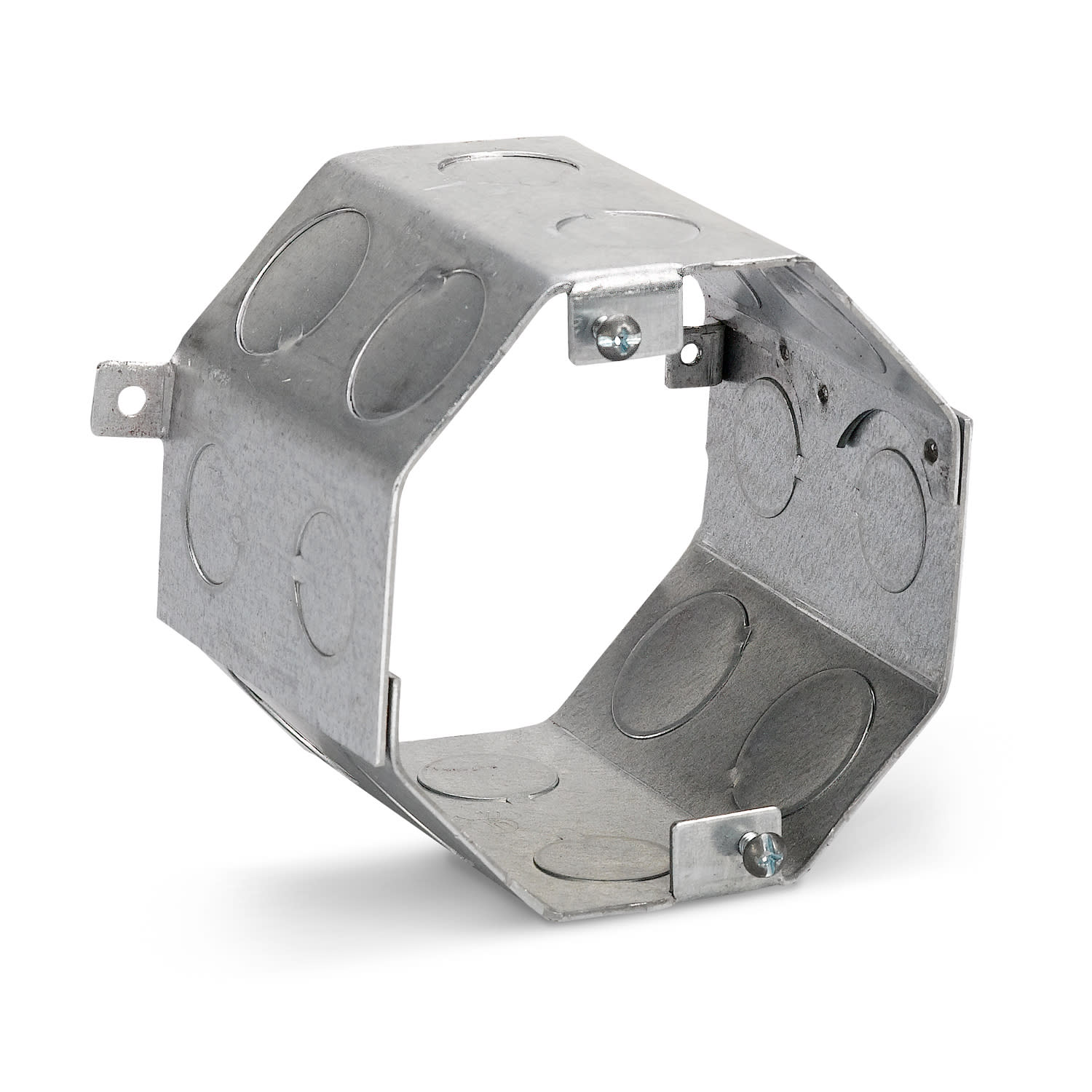 Thomas & Betts Co - Steel City 54561-1/2-3/4 4" Octagon Concrete Box, 3-1/2" Deep, 1/2" & 3/4" Double Row KO's, Steel, 41.0"³
