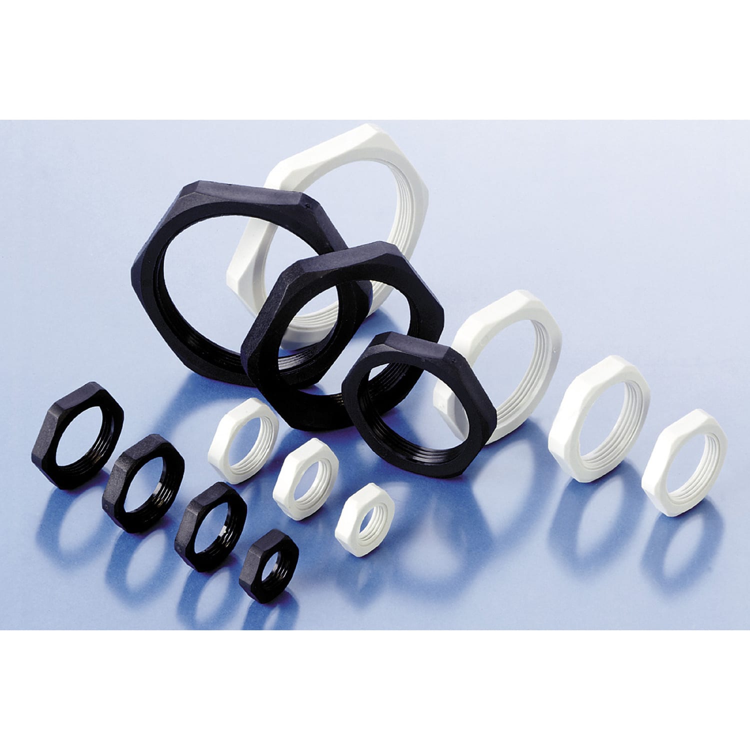 Thomas & Betts Co - ABB BMN-M40 LOCKNUT PA6 M40X1.5 BLK