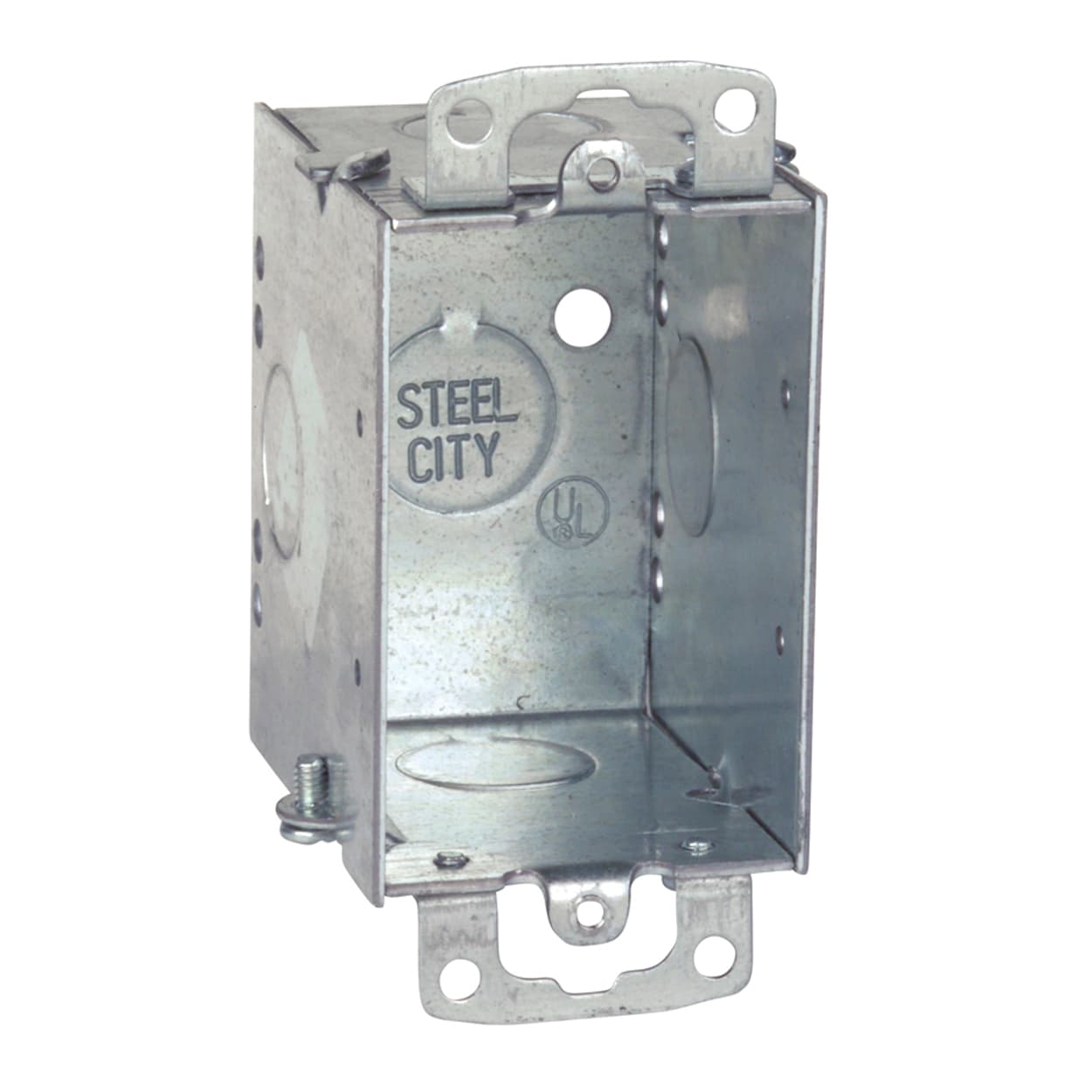 Thomas & Betts Co - Steel City CW1/2-25 2 x 3 x 2-3/4 Inch 14 In. Galvanized Steel Gangable Metallic Switch Box