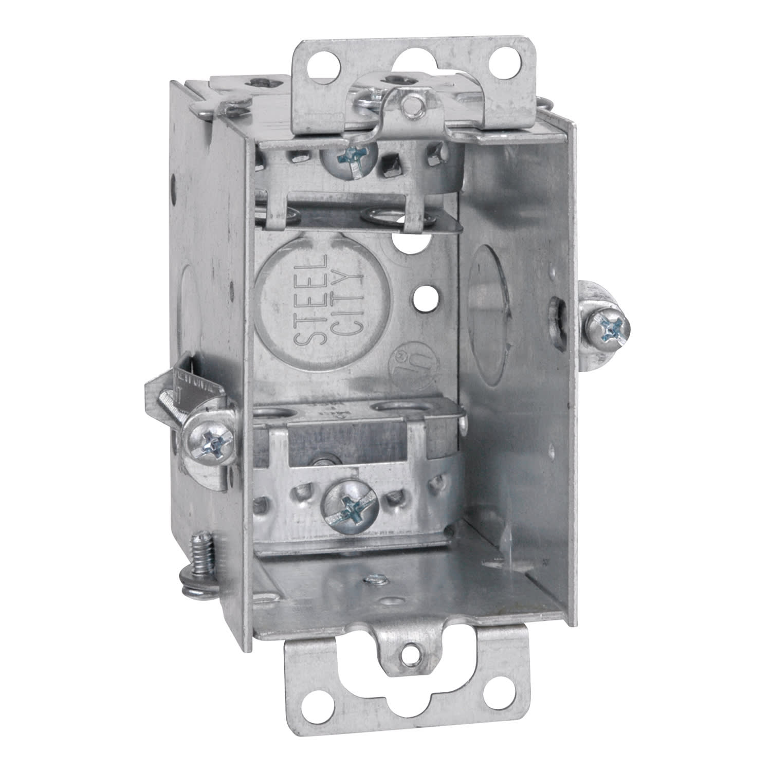 Thomas & Betts Co - Steel City LXOWC-25 12.5cu.in Gangable Steel Switch Box with Ears and Clamp