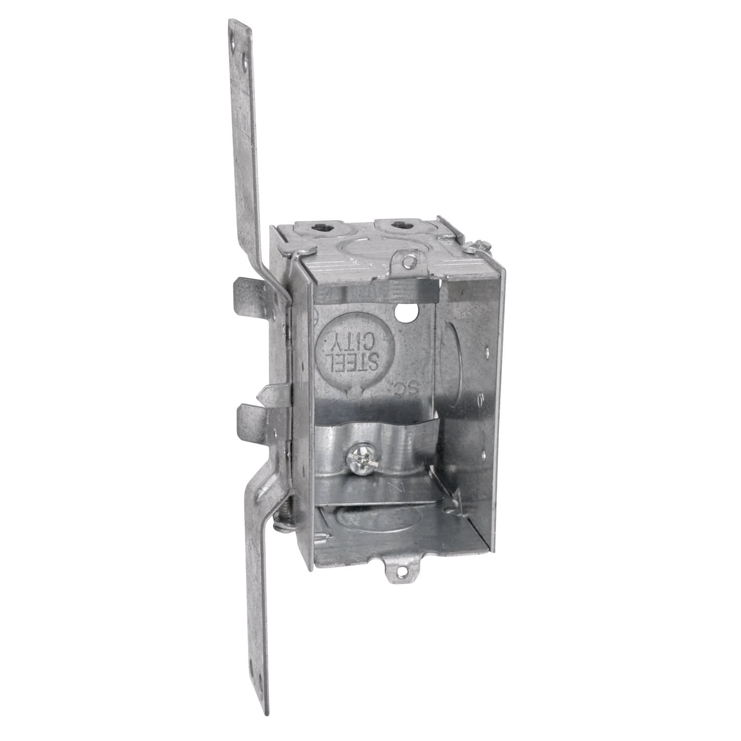 Thomas & Betts Co - Steel City LXWV-25 2-1/2 Deep Gangable Steel Switch Box with Ears and Clamp