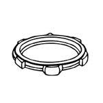 Thomas & Betts Co - Steel City SPLN-107 2-1/2" Conduit Locknut - Thin Construction - Steel/Zinc Plated