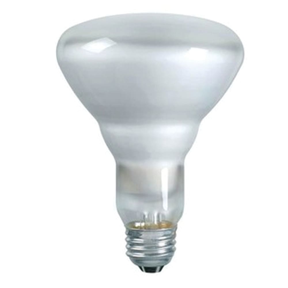 Shat-R-Shield - Shat-R-Shield 01222 65 W 130 Volt 100 CRI 2680 K 605 Lumen Medium Base BR30 PFA Coated Incandescent Lamp