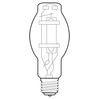 GE Lighting - GEL MPR250/VBU/O 49471 MULTIVAPOR