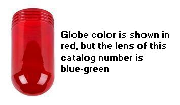 Killark - Hubbell Electrical Systems VGG-100 Blue Green Lighting Globe
