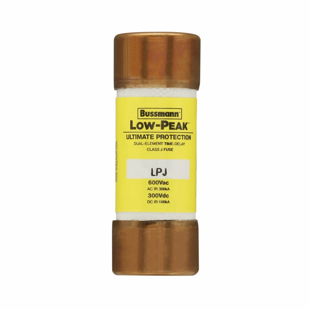 Bussmann Mfg. - Bussmann LPJ-3SP 3amp Dual-Element, Time-Delay Class J Fuse, 600Vac/300Vdc