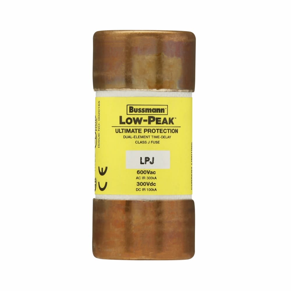 Bussmann Mfg. - Bussmann LPJ-35SP 35amp Dual-Element, Time-Delay Class J Fuse, 600Vac/300Vdc