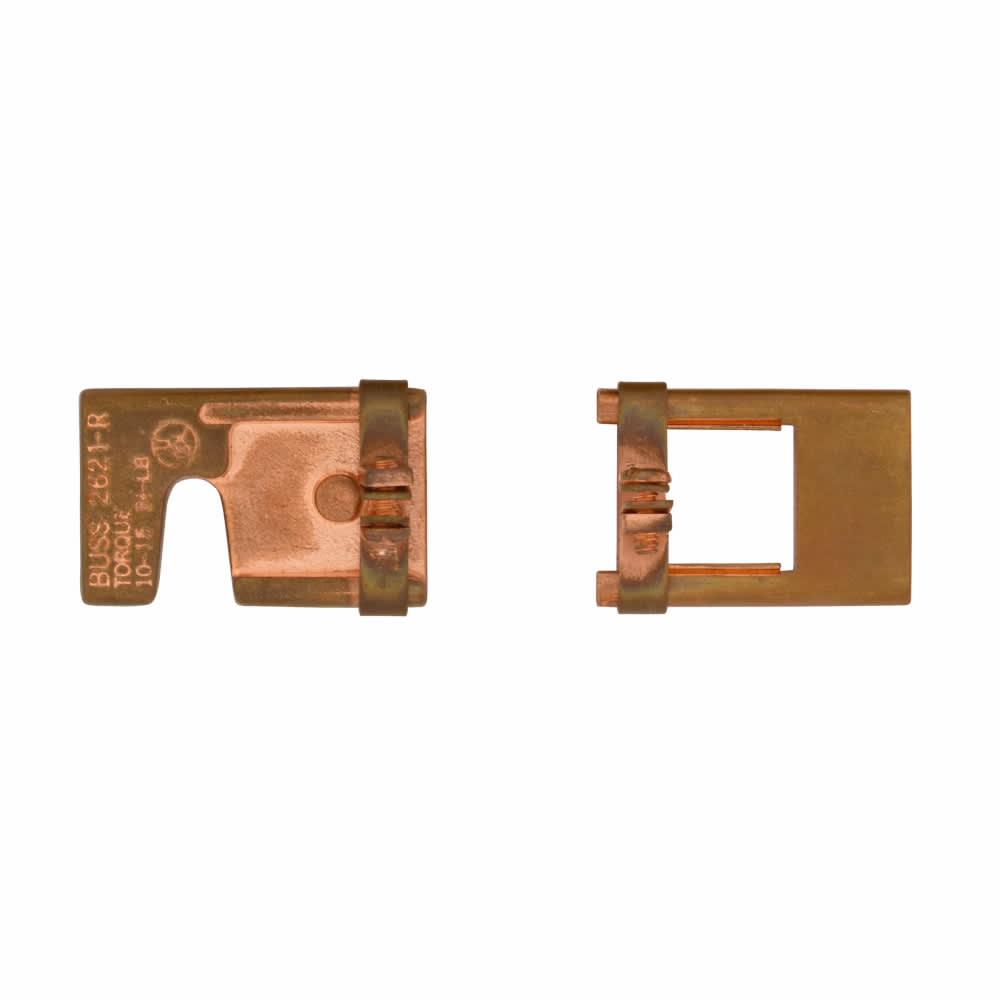 Edison Fuse - Bussmann NO.2621-R 250V/600V Class R Fuse Reducer (pair), 70-100amp Fuse Range Size, 200amp Equipment/Fuseblock Size