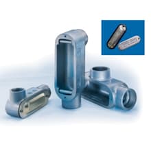 Crouse-Hinds - Crouse-Hinds Series LR350M 1/2 Inch Malleable Iron Form5 Type LR Conduit Body