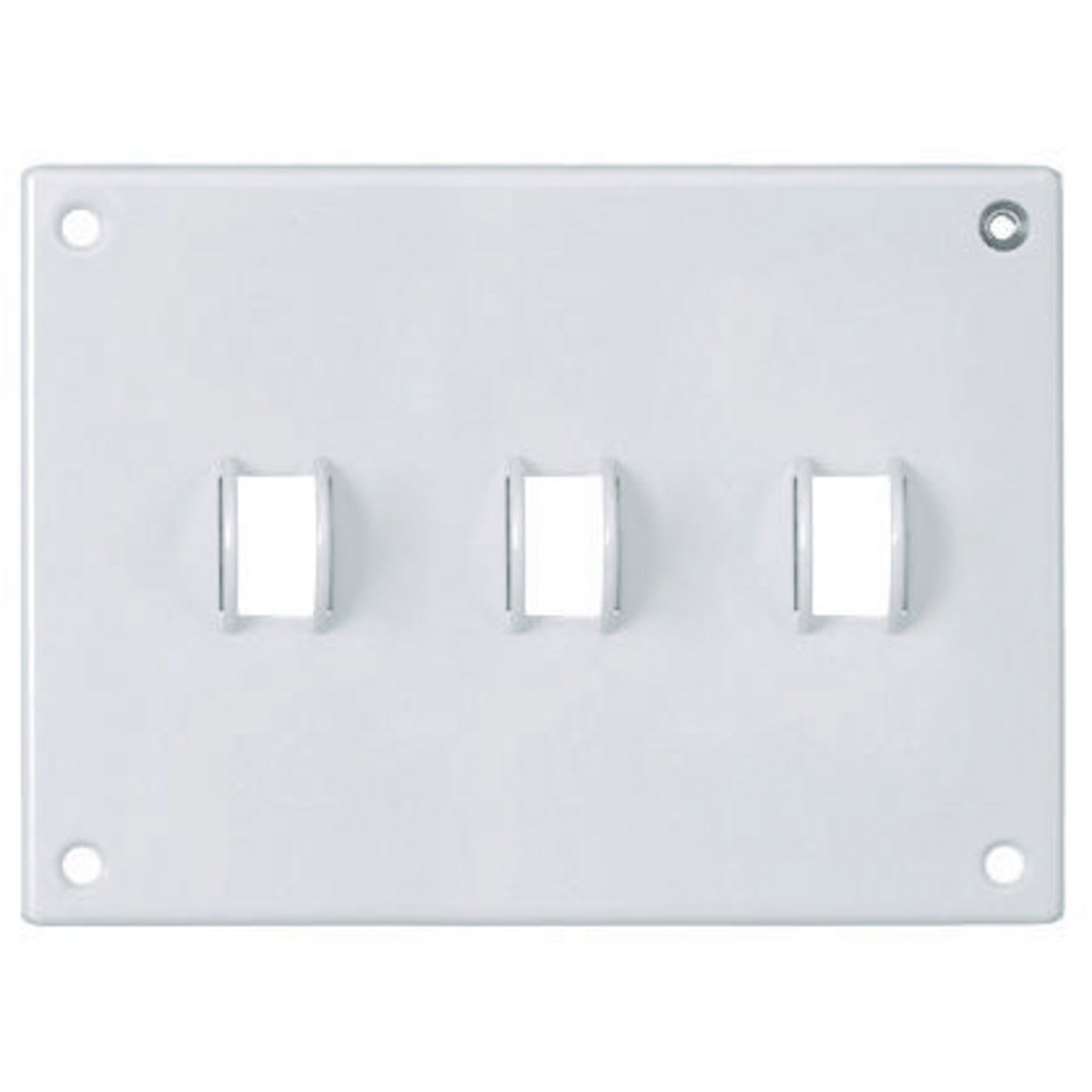 Hubbell Wiring Device - Hubbell SWP3 SEC WALLPLATE, 3-G, TOG, WH