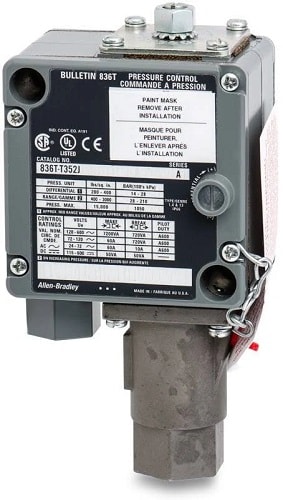 All Current Electrical Sales - ALLC 836TT352J AB PRESSURE SWITCH
