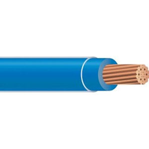 Copper Wire - THHN 250 MCM Stranded Copper BLUE Wire (Cut to Length)
