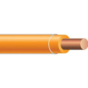 Copper Wire - THHN #12 Solid ORANGE Wire, Copper Conductor (500ft Spool)