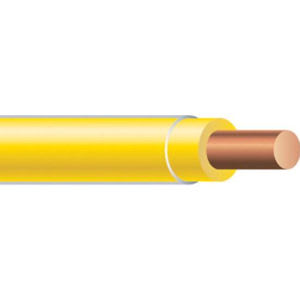 THHN #14 Solid YELLOW Wire, Copper Conductor (500ft Spool)