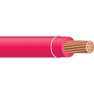 Copper Wire - THHN #8 Stranded RED Wire, Copper Conductor (500ft Reel)