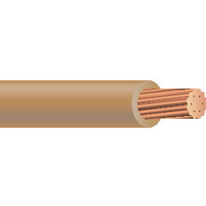 Copper Wire - THHN #12 Stranded Copper TAN Wire (2500ft Reel)