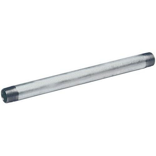Galvanized Rigid Fittings - 1/2" x 12" Rigid Conduit Nipple, Galvanized Steel