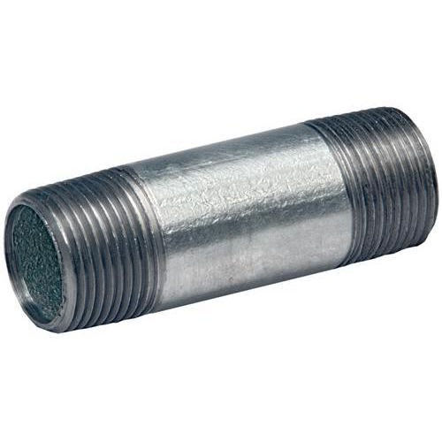 Galvanized Rigid Fittings - 1/2" x 2-1/2" Rigid Conduit Nipple, Galvanized Steel