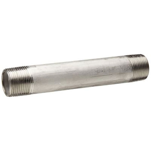 Galvanized Rigid Fittings - 1-1/4" x 10" Rigid Conduit Nipple, Galvanized Steel
