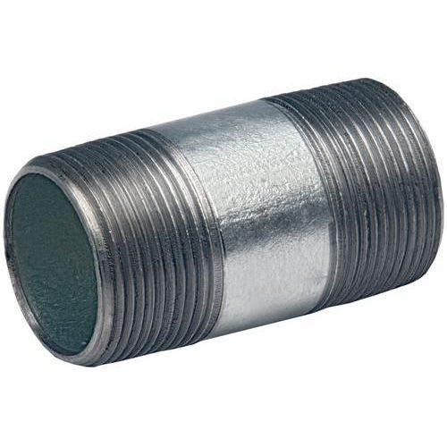 Galvanized Rigid Fittings - 2-1/2" x 4" Rigid Conduit Nipple, Galvanized Steel