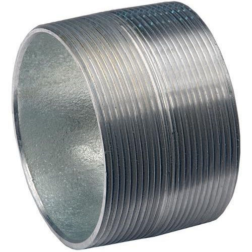 Galvanized Rigid Fittings - 3" x CLOSE Rigid Conduit Nipple, Galvanized Steel
