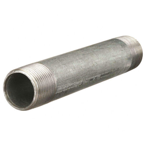 Galvanized Rigid Fittings - 4" x 12" Rigid Conduit Nipple, Galvanized Steel